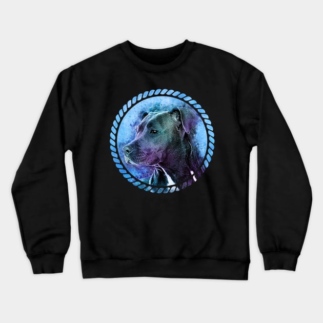 American Staffordshire Terrier - Amstaff Crewneck Sweatshirt by Nartissima